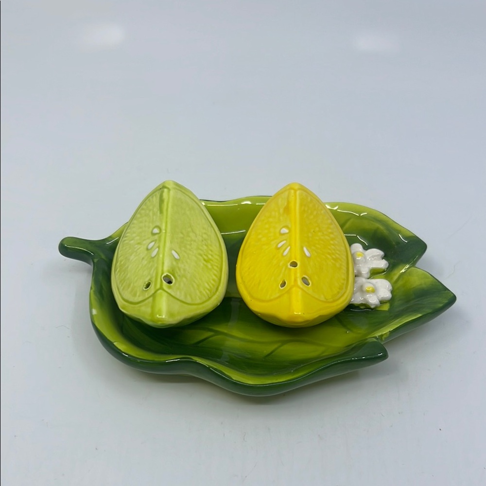 Martha Stewart Collection Lemon & Lime Salt & Pepper Shaker No Box As is